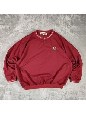 VTG 90s AKWA Montana Grizzlies sportswear retro windbreaker pullover mens L